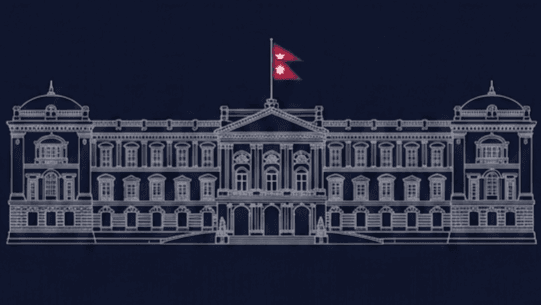 Singha Durbar — seat of the Government of Nepal